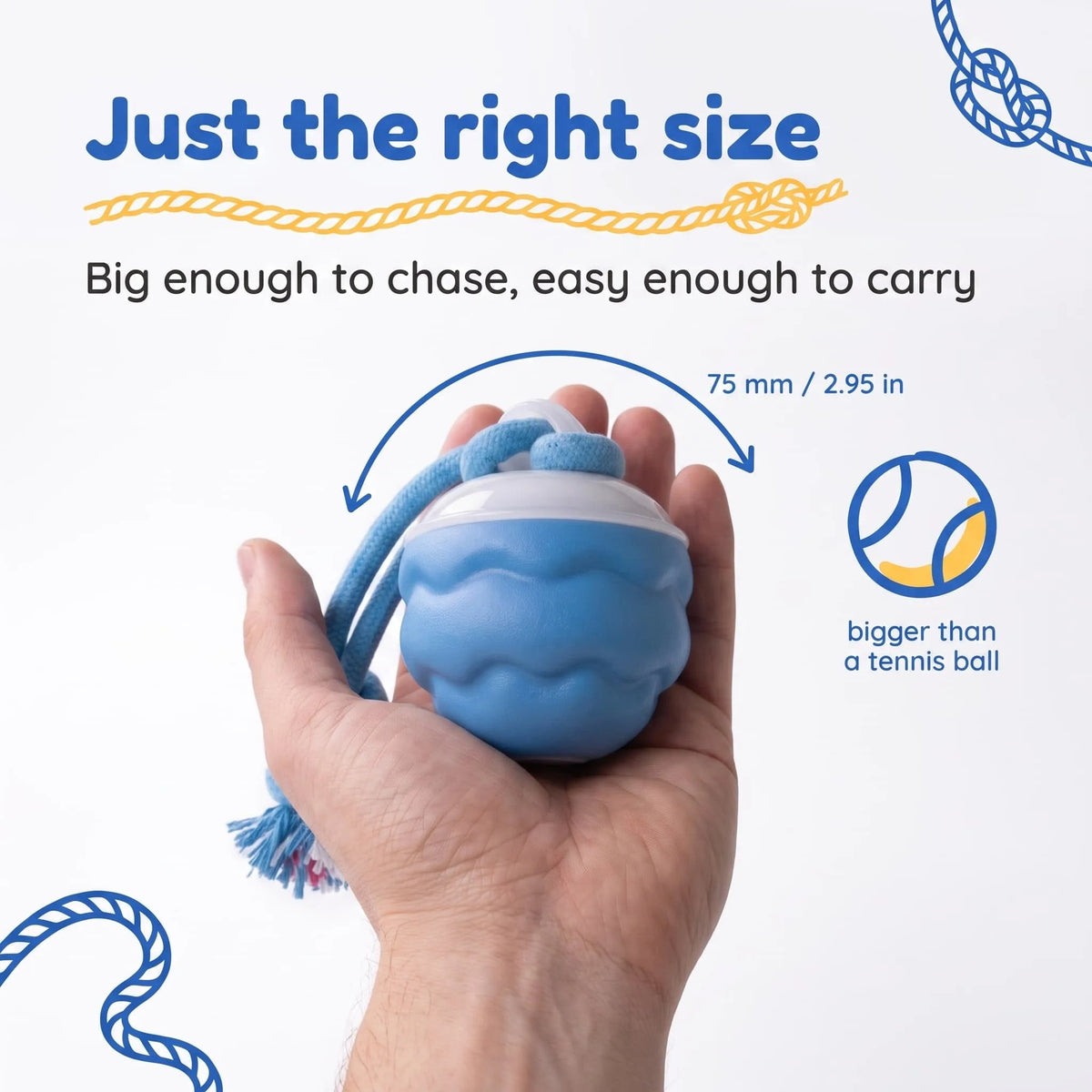 (Buy 1 Get 1 FREE) - Sound-Activated Interactive Rolling Ball Dog Toy