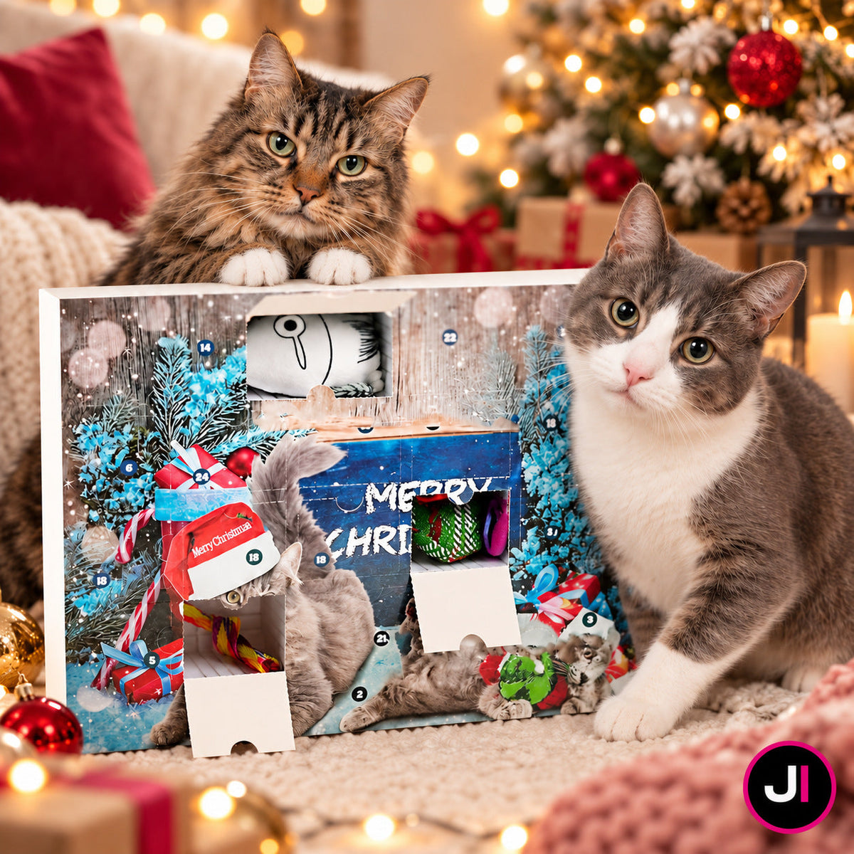 Cat Advent Calendar Christmas Countdown Blind Box