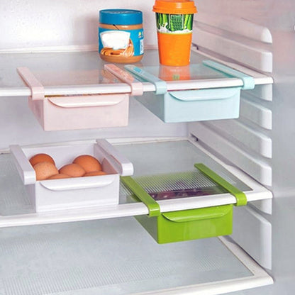Refrigerator Storage Rack and Drawer Organizer