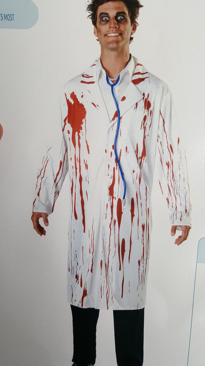 Zombie Doctor Costume – Adult Halloween Party Outfit