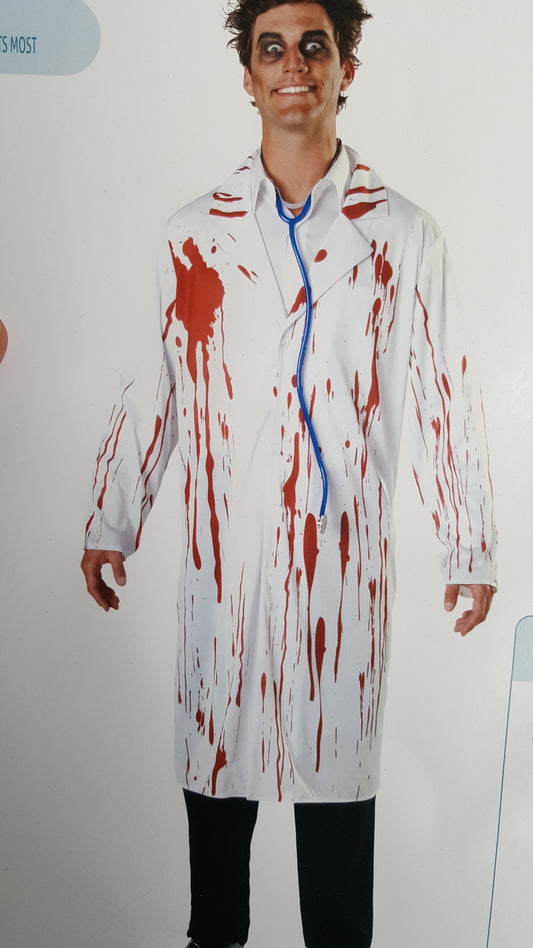 Zombie Doctor Costume – Adult Halloween Party Outfit