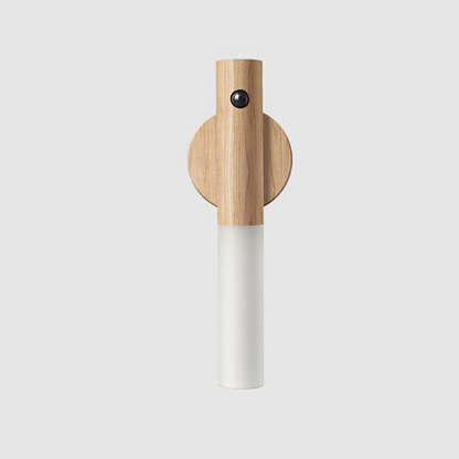 Wood-Finish Motion Sensor Night Light with Magnetic Base
