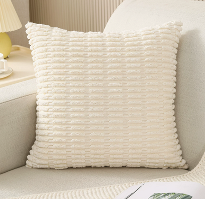 Creative Geometric Plush Pillow Cover for Living Room