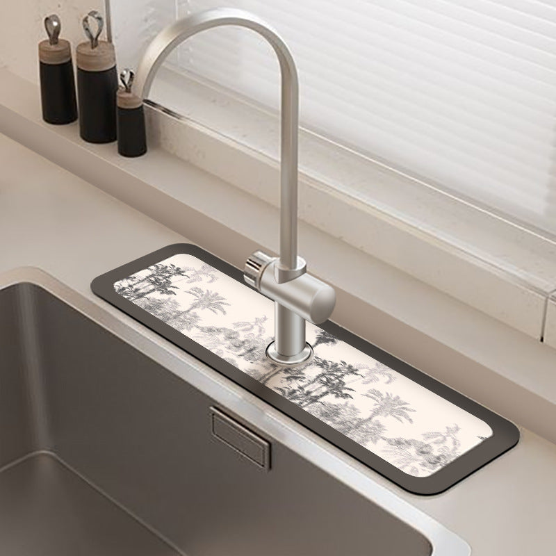 Quick-Dry Diatomaceous Water Absorbent Mat for Bathroom