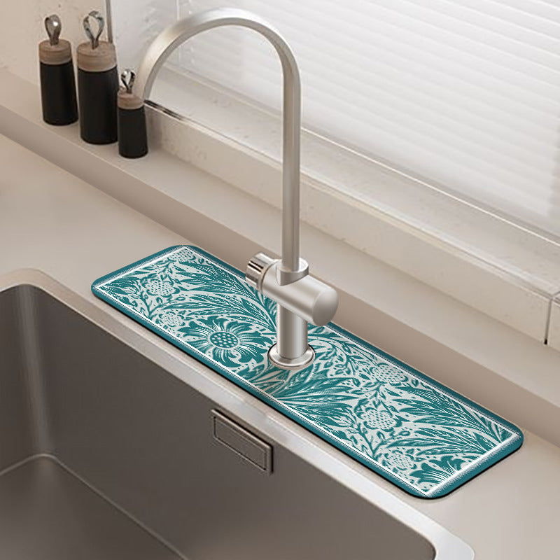 Quick-Dry Diatomaceous Water Absorbent Mat for Bathroom
