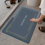 Absorbent Bath Mat - Non-Slip Modern Floor Mat
