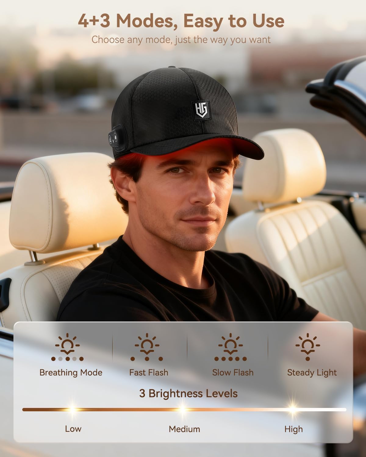 Cordless Red Light Therapy Cap – 660 nm Red & 850 nm Near-Infrared, Rechargeable 2000mAh - image 6