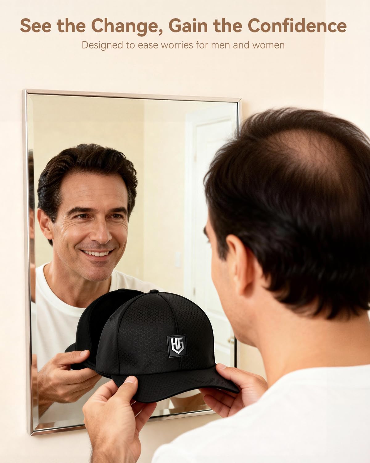 Cordless Red Light Therapy Cap – 660 nm Red & 850 nm Near-Infrared, Rechargeable 2000mAh - image 5