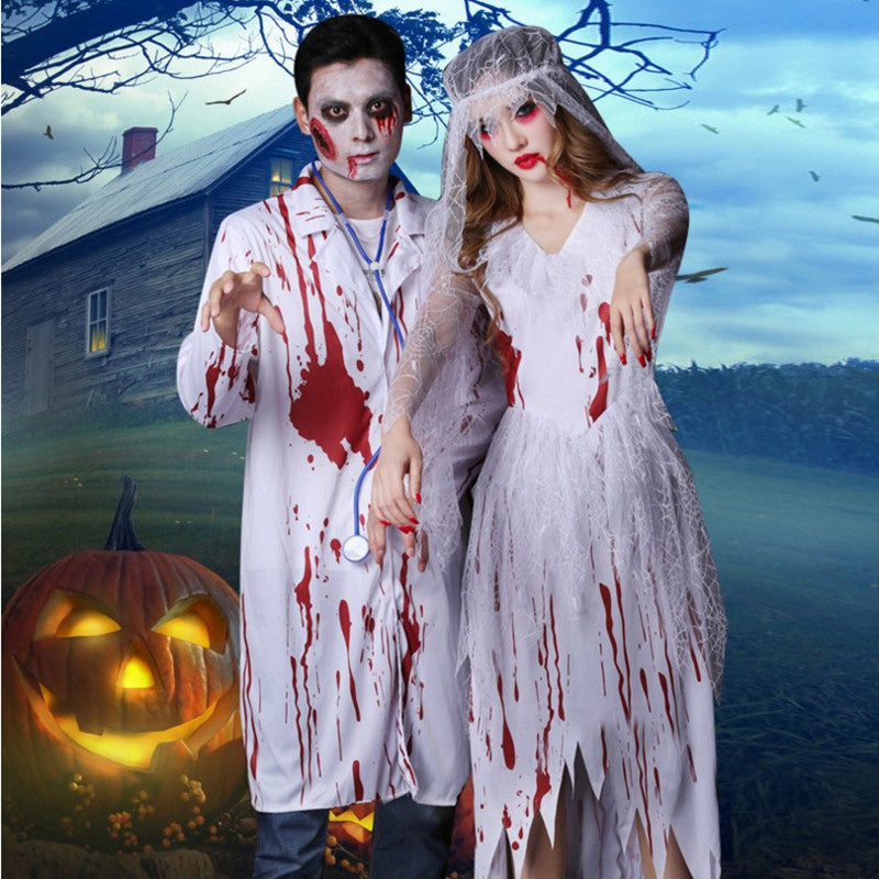 Zombie Doctor Costume – Adult Halloween Party Outfit