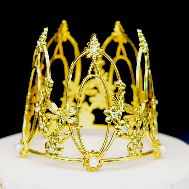 Handmade Crown Cake Decoration Ornaments and Hairpieces