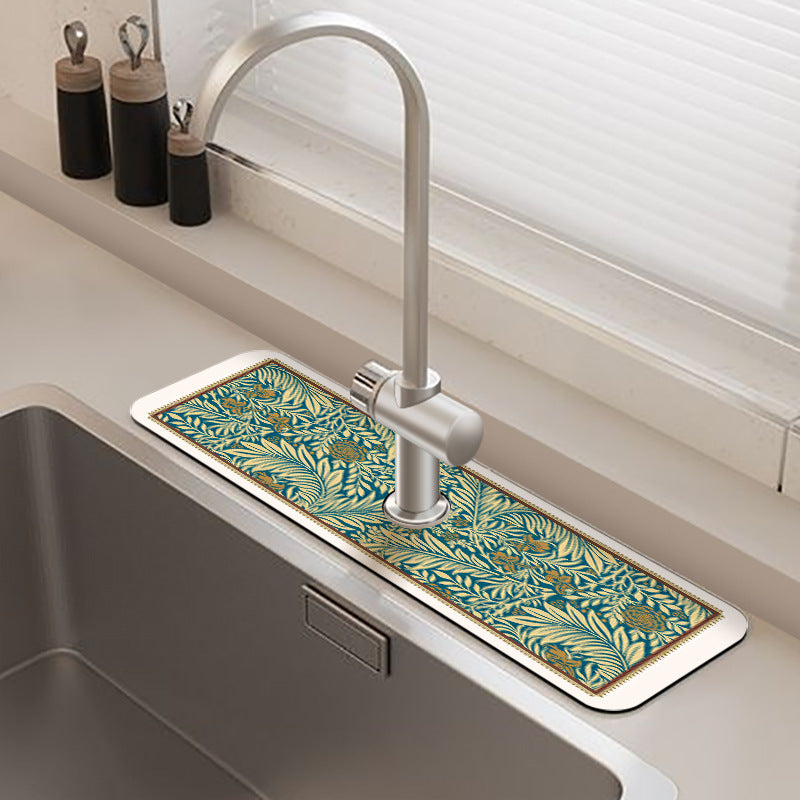 Quick-Dry Diatomaceous Water Absorbent Mat for Bathroom