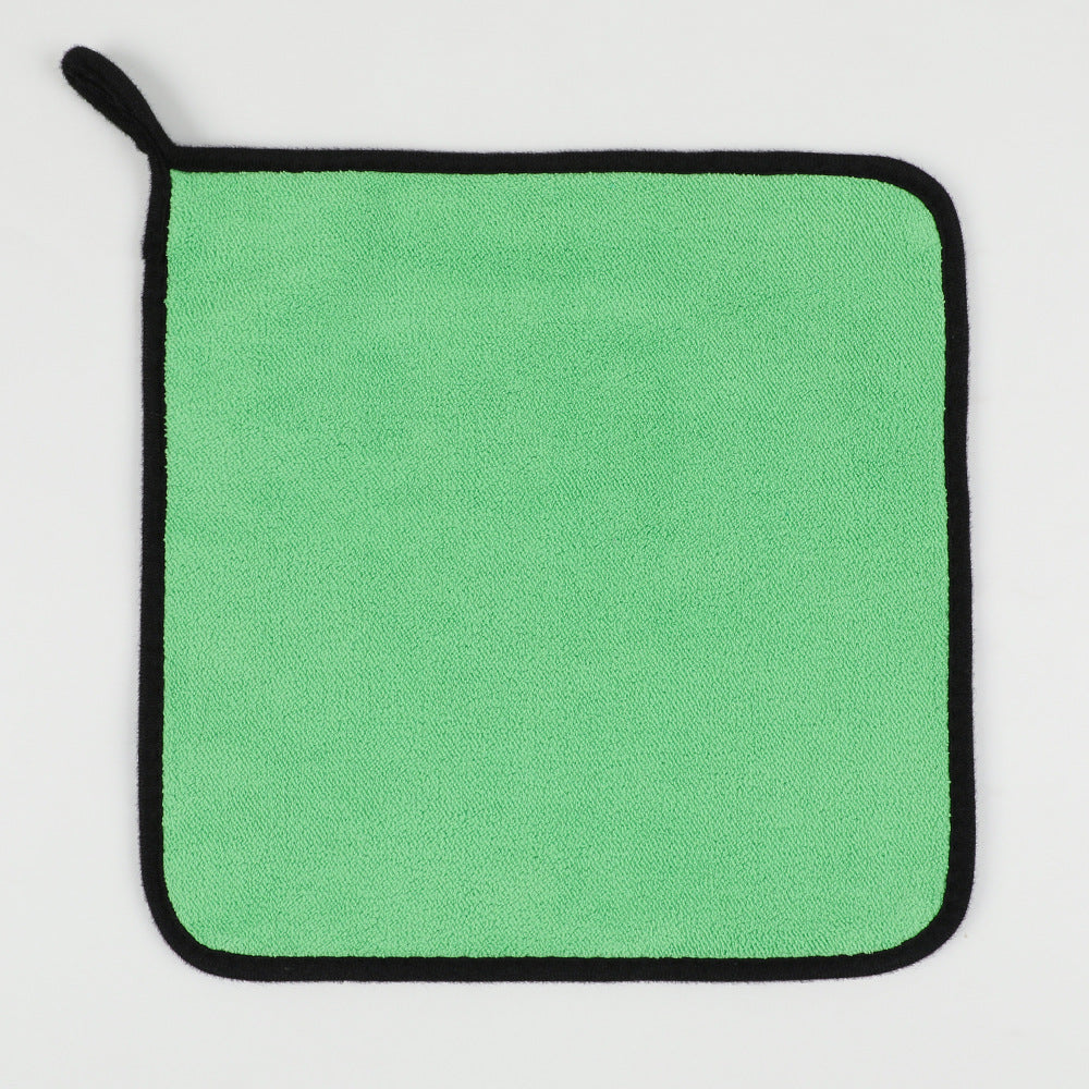 Thick Coral Fleece Car Wash Towels - Double-Sided