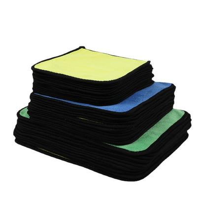 Thick Coral Fleece Car Wash Towels - Double-Sided