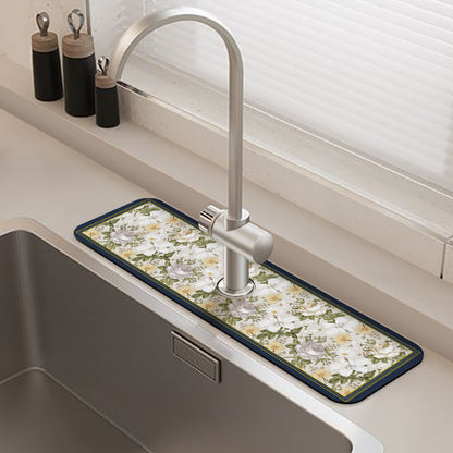 Quick-Dry Diatomaceous Water Absorbent Mat for Bathroom