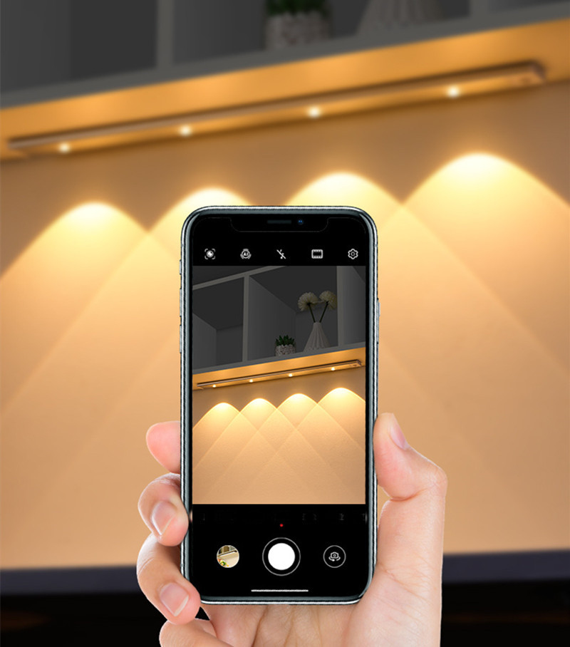 20cm Dimmable Motion Sensor Cabinet Light with 3 Color Mode