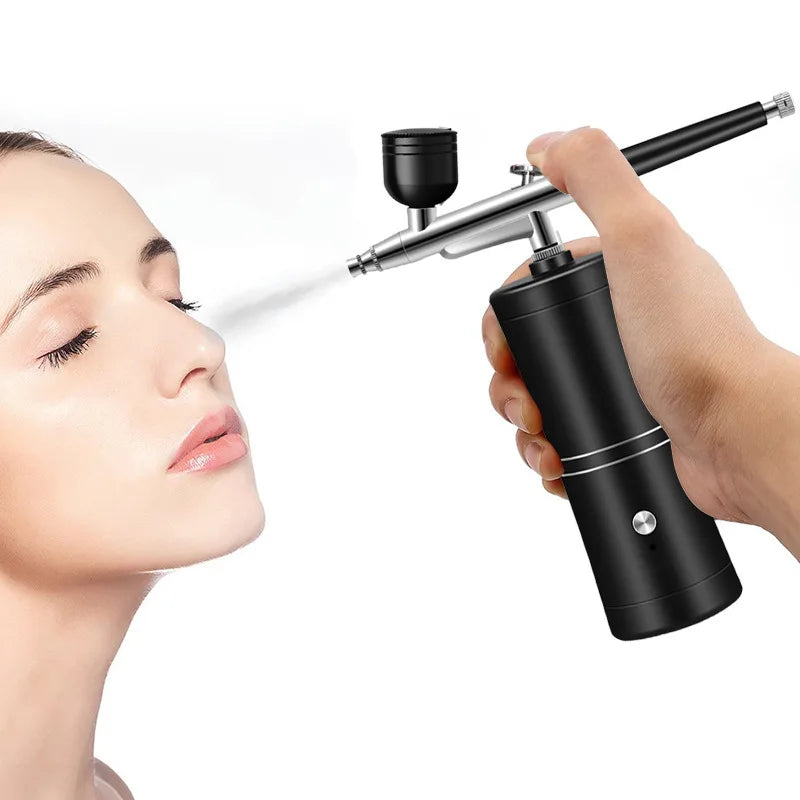 Cordless Mini Airbrush Kit with Compressor – Rechargeable Nail Art, Makeup & Cake Decorating Sprayer - image 6