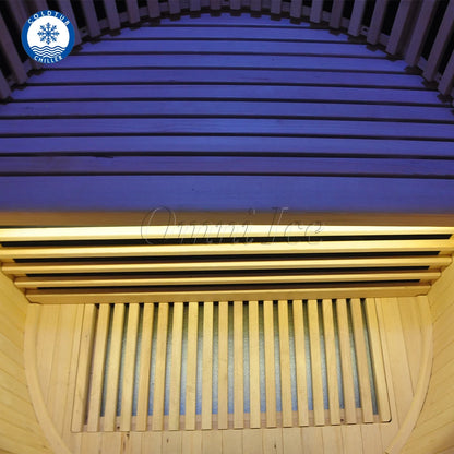 Solid Hemlock Indoor Far-Infrared Sauna Room with Soft-Touch Control Panel - image 5