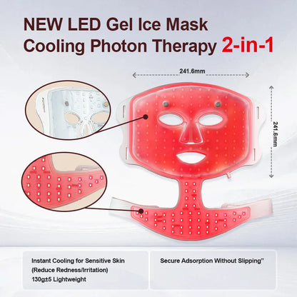 Flexible Silicone LED Face Mask – Red, Near-Infrared, Blue & Amber Light - image 2