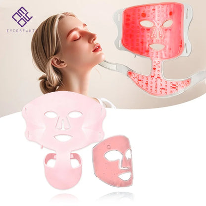 Flexible Silicone LED Face Mask – Red, Near-Infrared, Blue & Amber Light