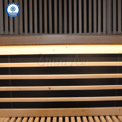 Solid Hemlock Indoor Far-Infrared Sauna Room with Soft-Touch Control Panel - image 6