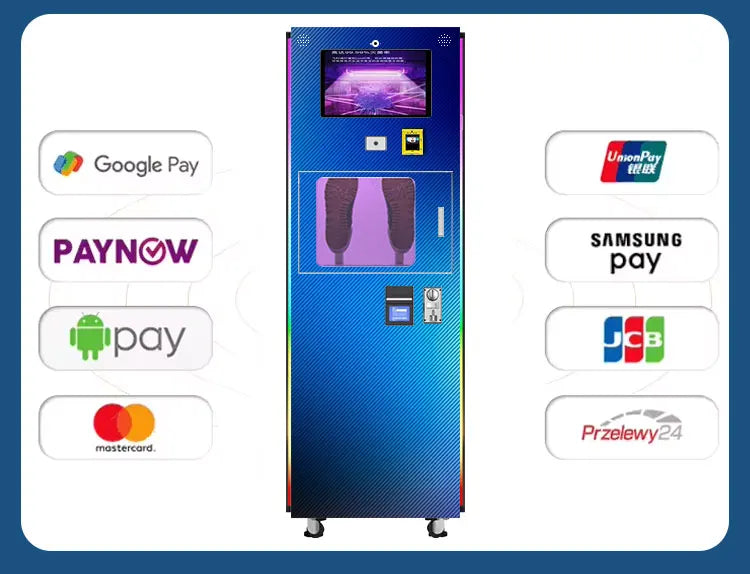 Automatic Shoe Cleaning & Sterilizing Vending Machine – Coin, Card & QR Payment, Commercial Self-Ser - image 5