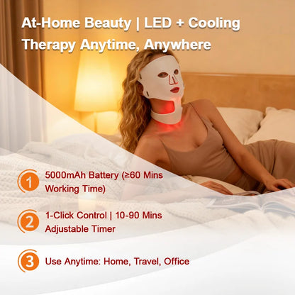 Flexible Silicone LED Face Mask – Red, Near-Infrared, Blue & Amber Light - image 5