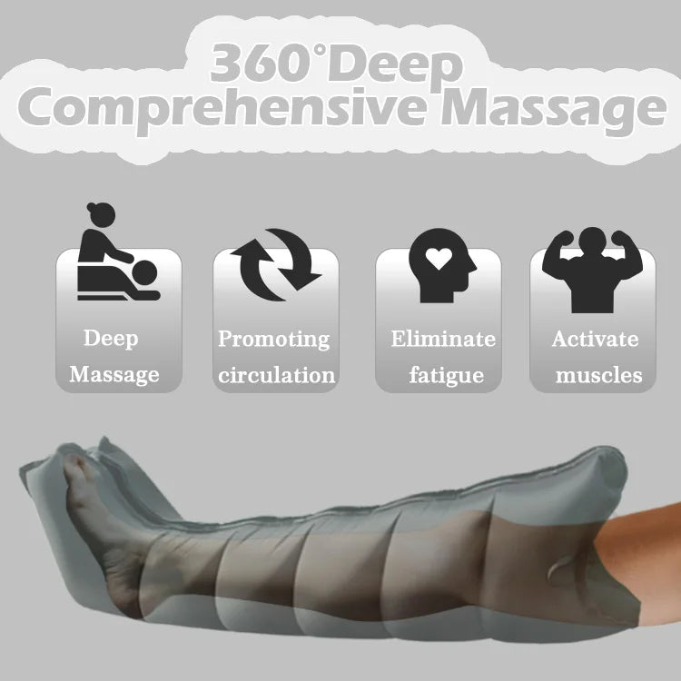 Air Compression Recovery Boots – Sequential Leg Massager, 30-260 mmHg, 6 Modes, 5000mAh Battery - image 3