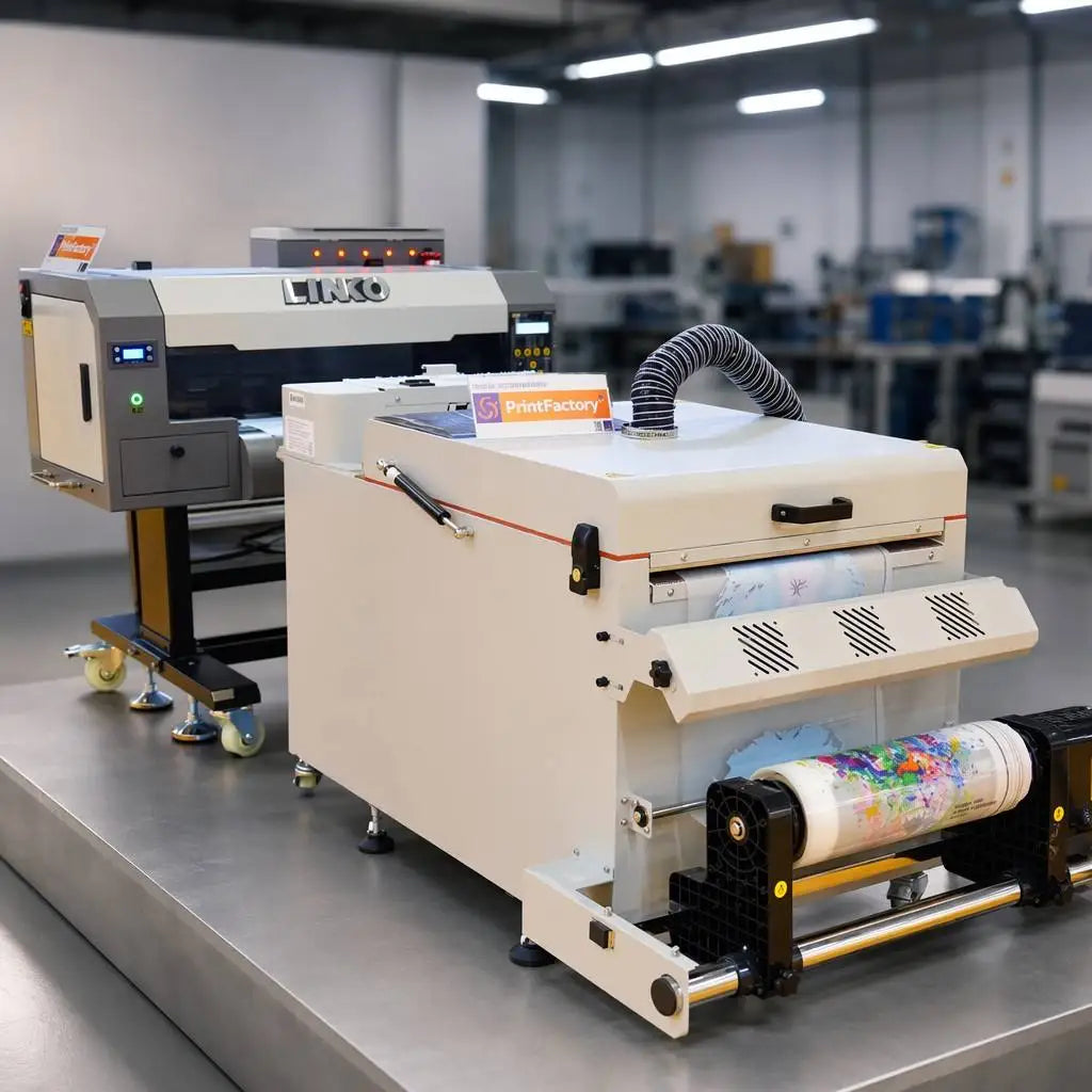 A3 DTF Printer with Dual i1600 Printheads – Direct-to-Film T-Shirt Transfer Printer