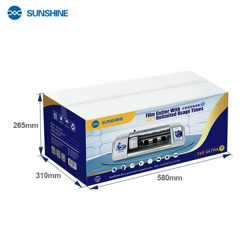 SUNSHINE Y22 Ultra Hydrogel Film Cutting Machine – Unlimited Cuts, Phone Screen Protector Cutter up  - image 4