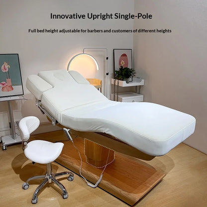 Electric lift spa facial massage bed