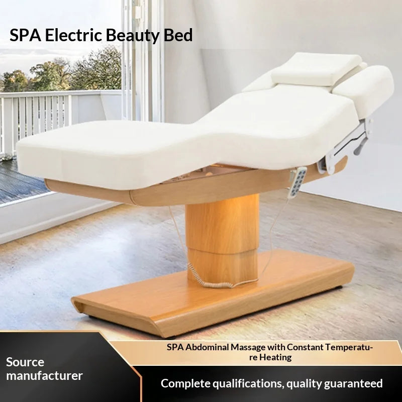 Electric lift spa facial massage bed