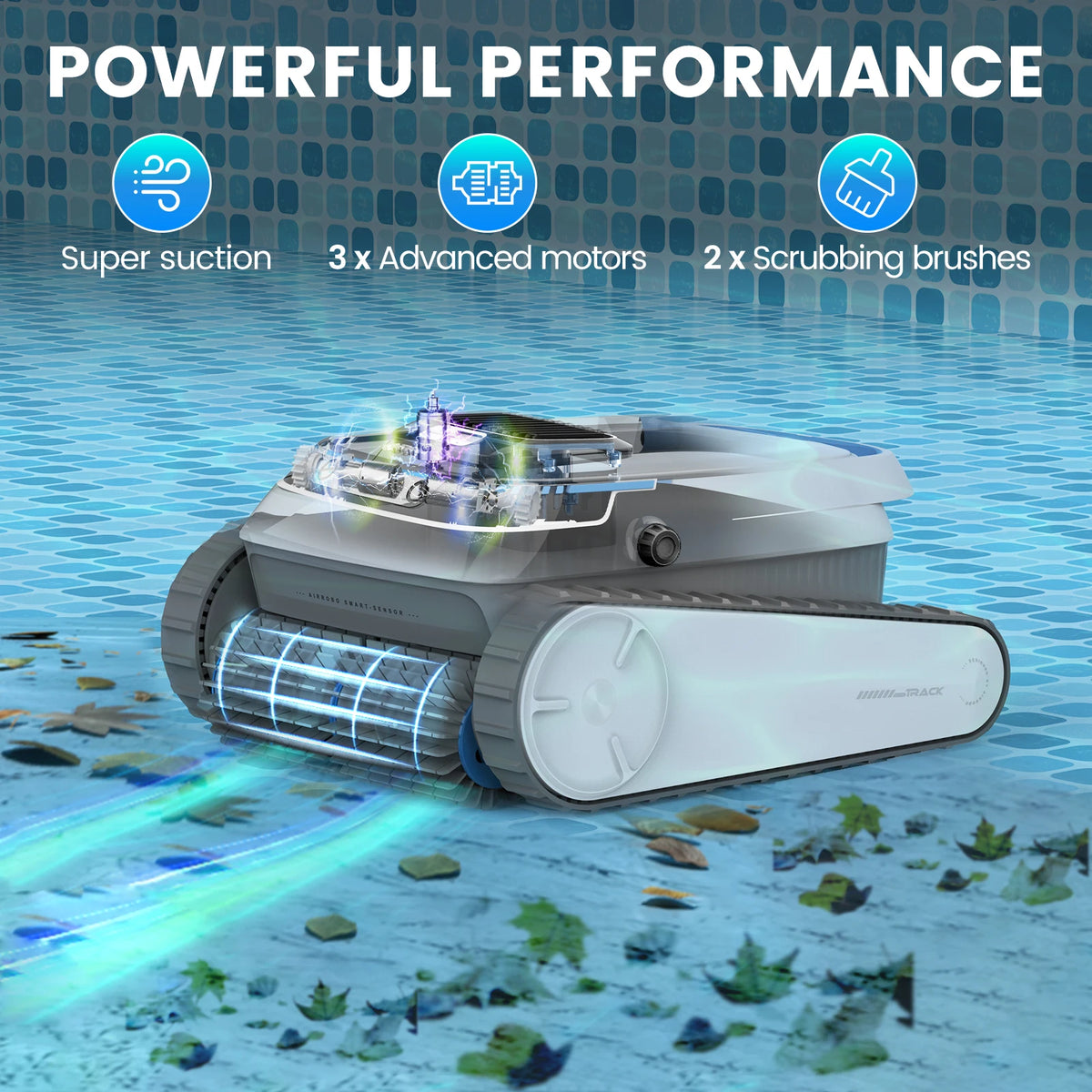 Robotic Pool Cleaner for In-Ground & Above-Ground Pools – Automatic Floor & Wall Cleaning - image 4