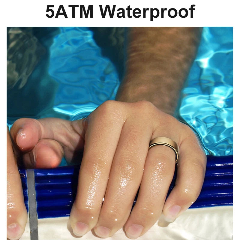Smart Ring with Charging Case – Sleep, Heart Rate & SpO2 Tracking, 5ATM Waterproof, No Subscription - image 5