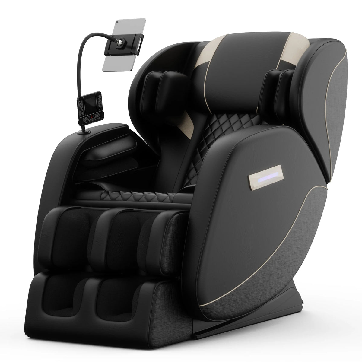 Zero Gravity Full-Body Massage Chair with Heat, Airbags, Foot Rollers, Bluetooth & Touch Screen - image 7