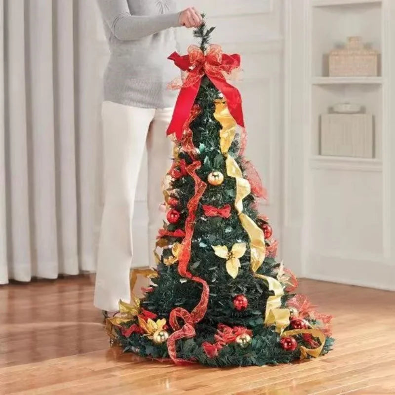 Pop-Up Pre-Decorated Pre-Lit Christmas Tree – Foldable, Sets Up in Seconds (4 to 7 ft) - image 4