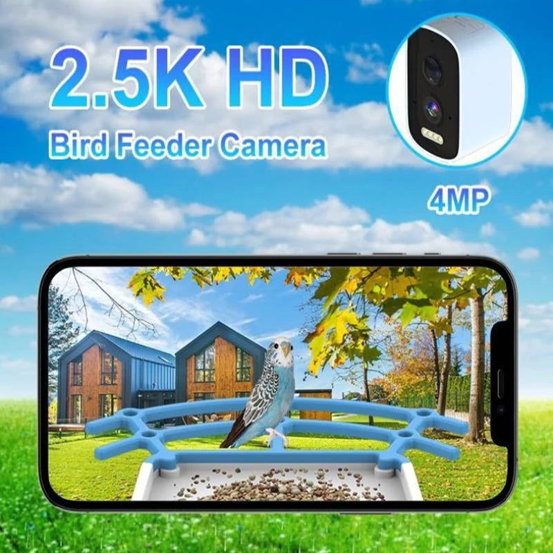 AI Smart Bird Feeder Camera – HD Camera, Bird Species Recognition, Solar Powered - image 3