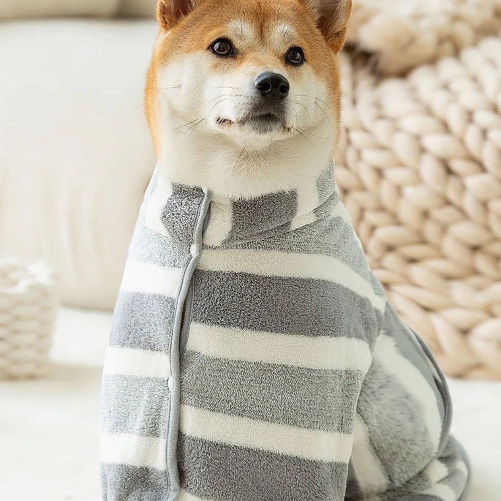 Quick-Drying Dog Bathrobe – Soft, Absorbent Towel Wrap