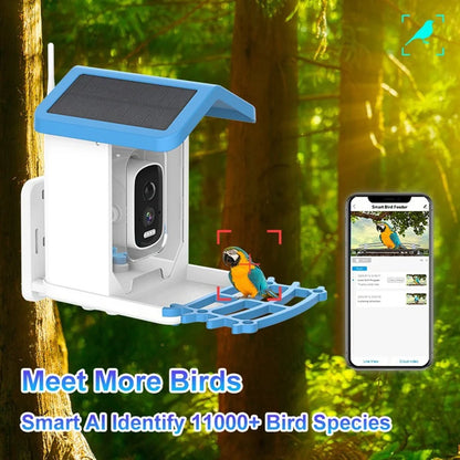 AI Smart Bird Feeder Camera – HD Camera, Bird Species Recognition, Solar Powered - image 4