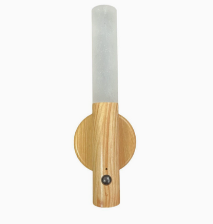 Wood-Finish Motion Sensor Night Light with Magnetic Base