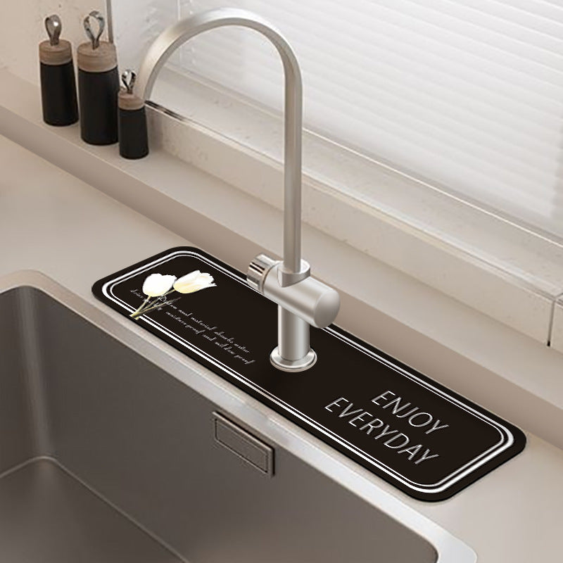 Quick-Dry Diatomaceous Water Absorbent Mat for Bathroom