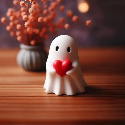 Cute & Cheeky Ghost Figurines – Halloween Resin Decorations