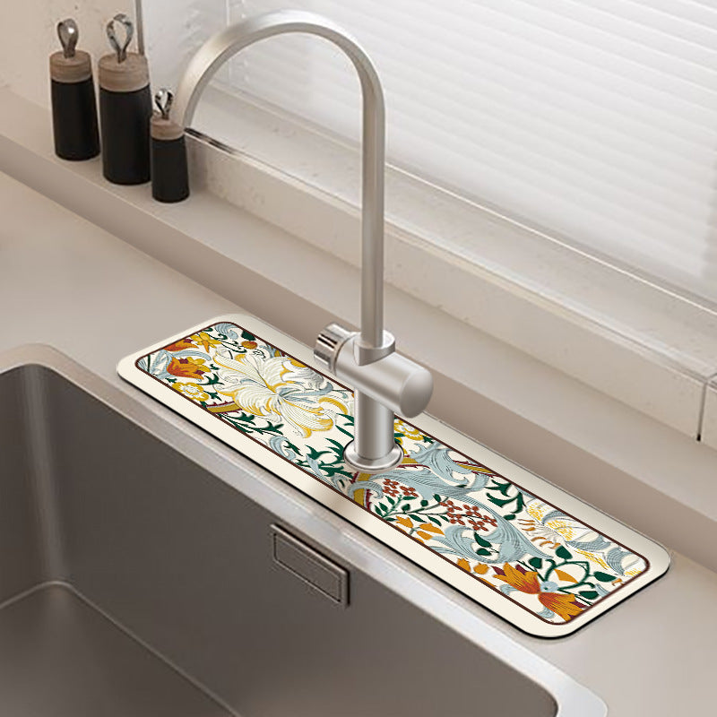 Quick-Dry Diatomaceous Water Absorbent Mat for Bathroom