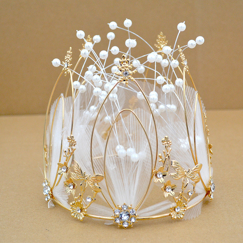 Handmade Crown Cake Decoration Ornaments and Hairpieces