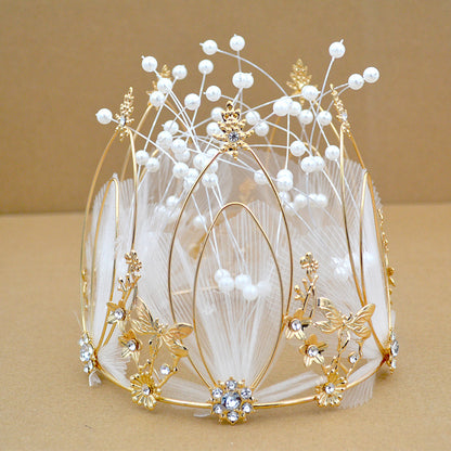 Handmade Crown Cake Decoration Ornaments and Hairpieces
