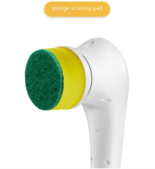 5-in-1 Cordless Electric Spin Scrubber – Rechargeable Multi-Surface Cleaning Brush
