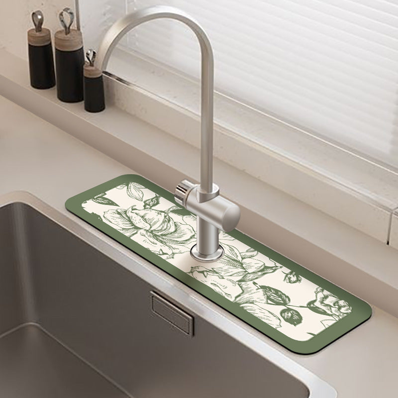 Quick-Dry Diatomaceous Water Absorbent Mat for Bathroom