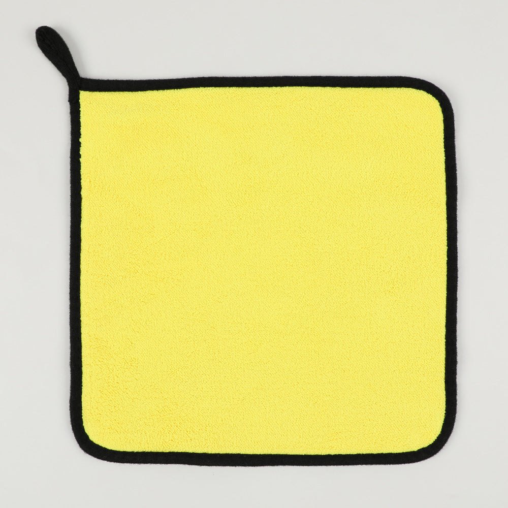 Thick Coral Fleece Car Wash Towels - Double-Sided
