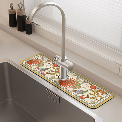 Quick-Dry Diatomaceous Water Absorbent Mat for Bathroom
