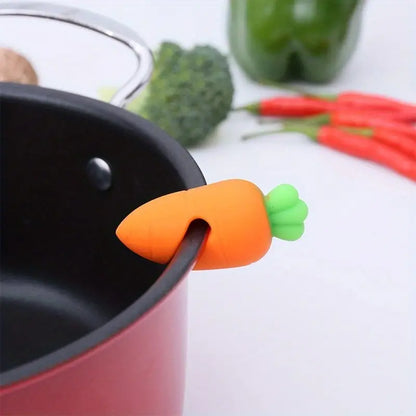 Creative Silicone Chili Carrot Chicken Leg Pot Cover