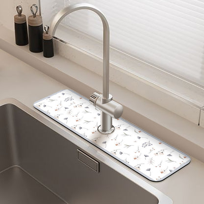 Quick-Dry Diatomaceous Water Absorbent Mat for Bathroom